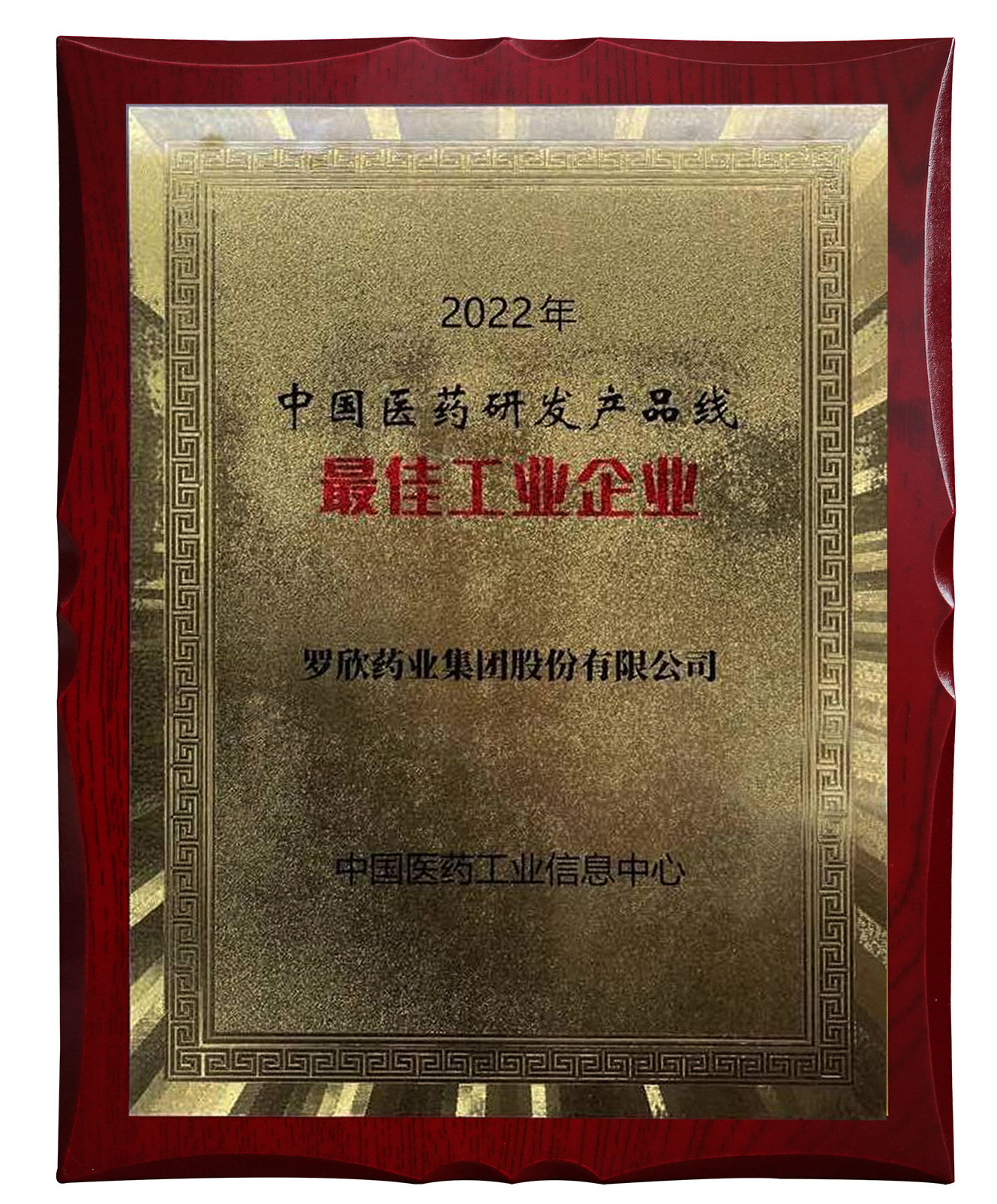 2022年中国医药研发产品线最佳工业企业